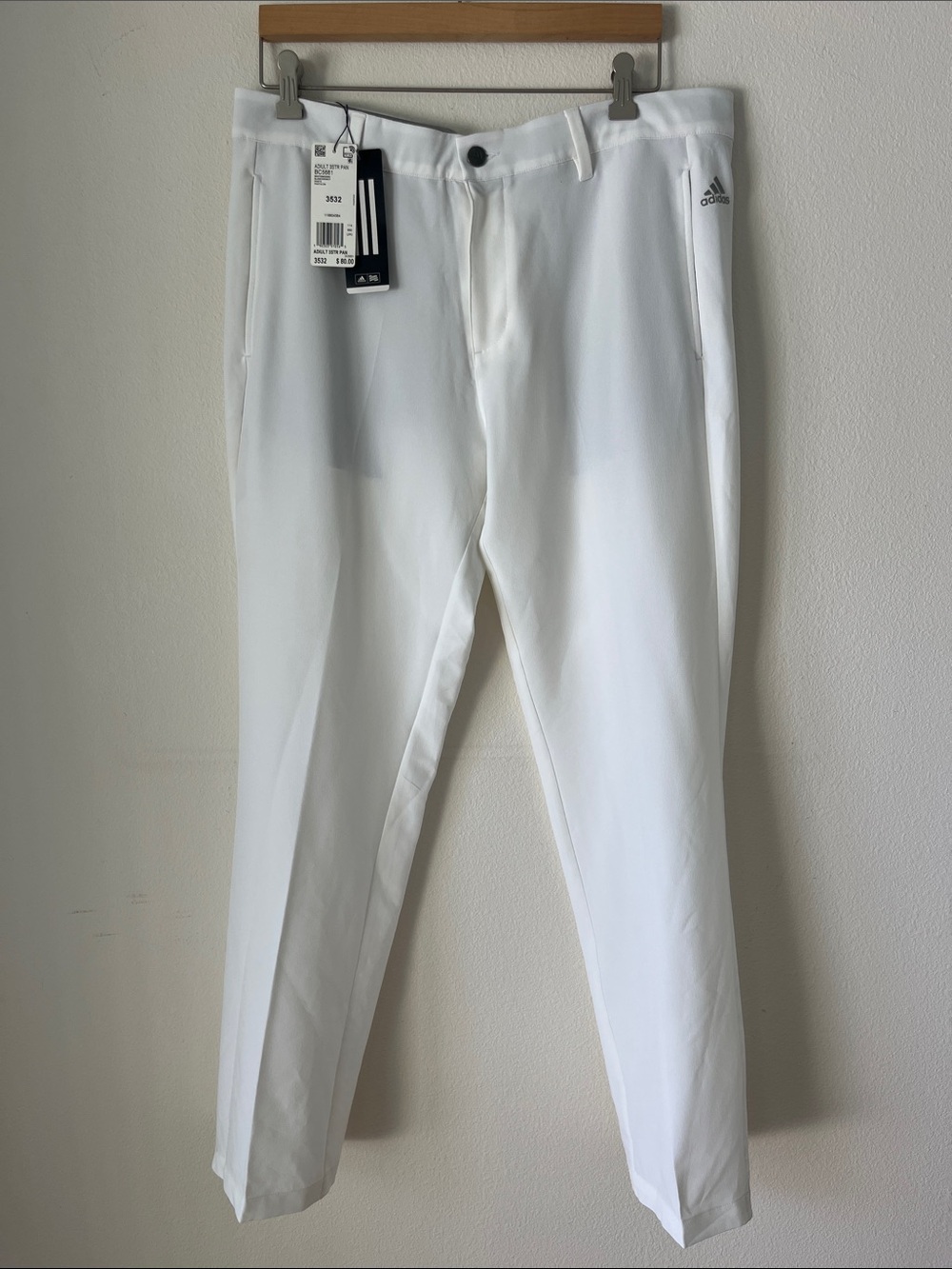 Men’s Adidas 3 Star Athletic Pants NWT Size 35x32